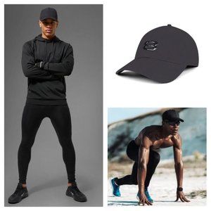 NWT $28 LAYER 8 Men DRI-FIT Lightweight Tennis Golf Hiking Running Hat Cap BLACK